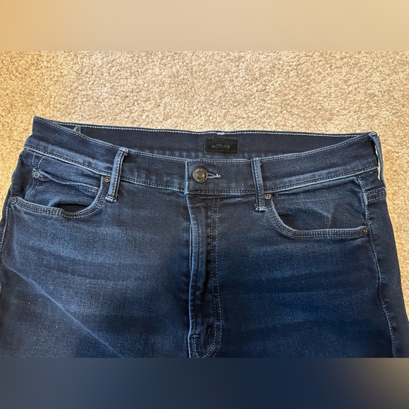 MOTHER The Stunner Zip Two Step Fray Last Call Wash Women's Size 30 - Picture 6 of 12